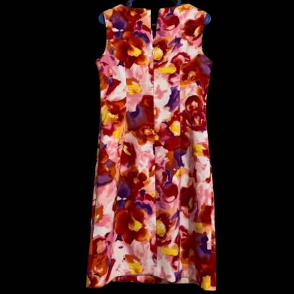 Ronni Nicole Women’s Vibrant Multi Floral Spring/Summer Sheath Dress Sz-8 - Picture 6 of 6
